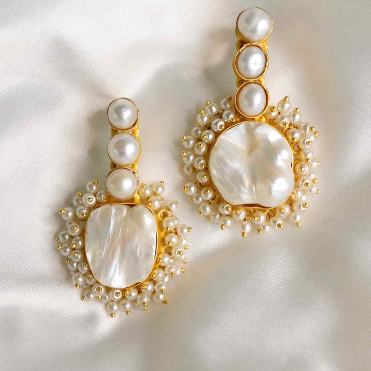 Amelia Pearl Dangle Earrings