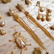 Corina Baroque Pearl Dangle Earrings