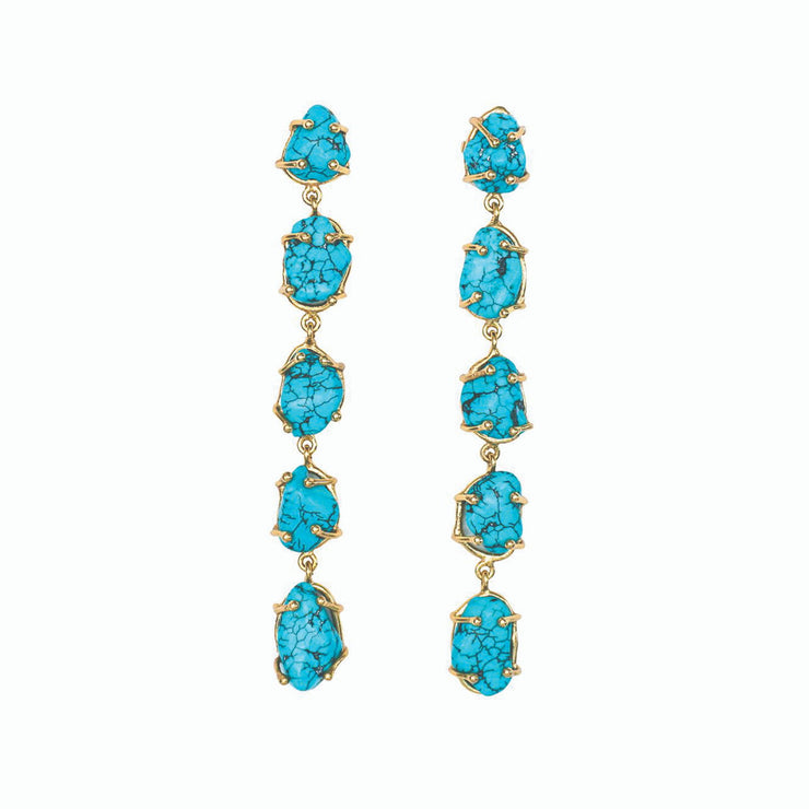 PRE ORDER I Lupita Turquoise Dangle Earrings