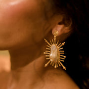 Mariana Baroque Pearl Dangle Earrings