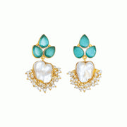 PRE ORDER I Maya Earrings Baroque Pearl Dangle Earrings