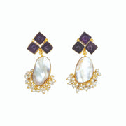 Penelope Earrings Amber