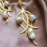 Rafaella Pearl Dangle Earrings