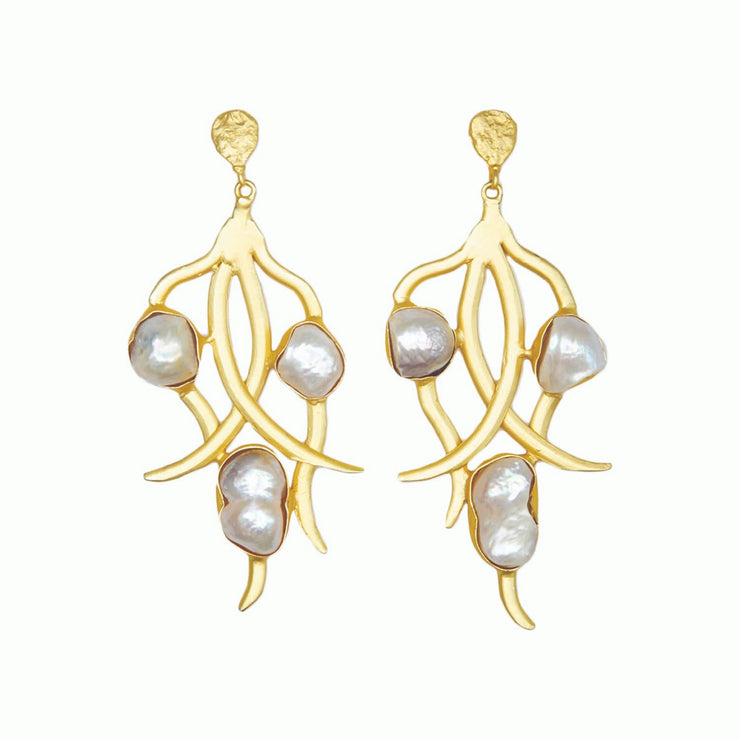 Rafaella Pearl Dangle Earrings