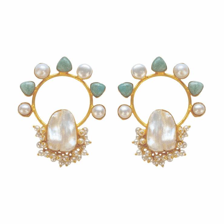 PRE ORDER I Veronica Earrings Baroque Pearl Drop Earrings